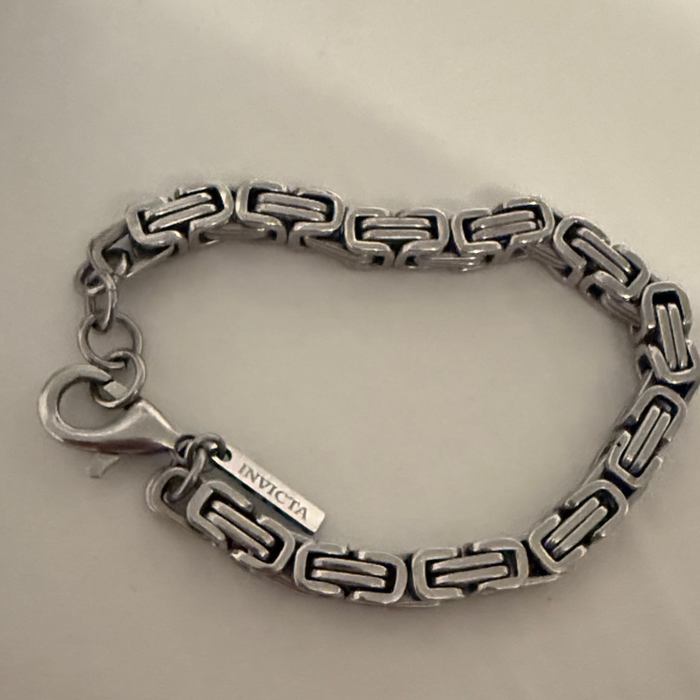 Invicta Elements Men's Stainless Steel Bracelet, Silver Tone (33976)